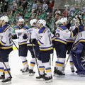 „Blues“ po 15 metų vėl žais NHL Vakarų konferencijos finale