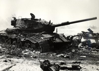 Sunaikintas Izraelio tankas 1973 karo metu