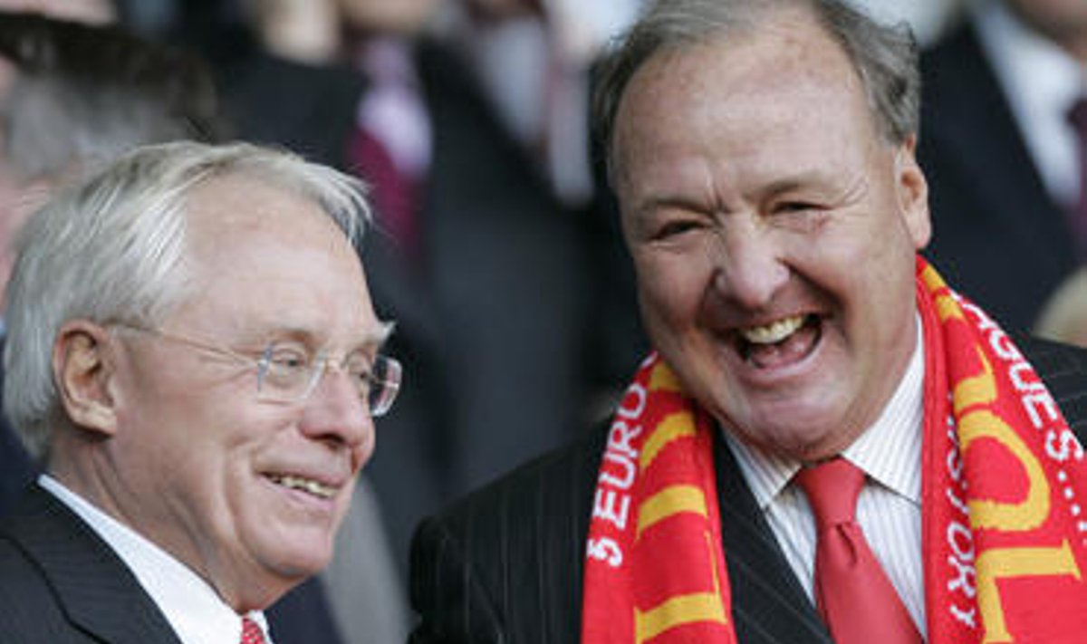 "Liverpool" klubo savininkai George Gillett (kairėje) ir Tom Hicks 