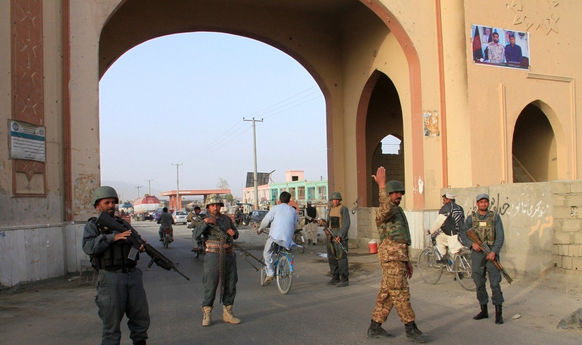 Afganų policija Gaznyje