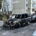 Kaune liepsnojo automobilis: įtariama, kad buvo padegtas tyčia