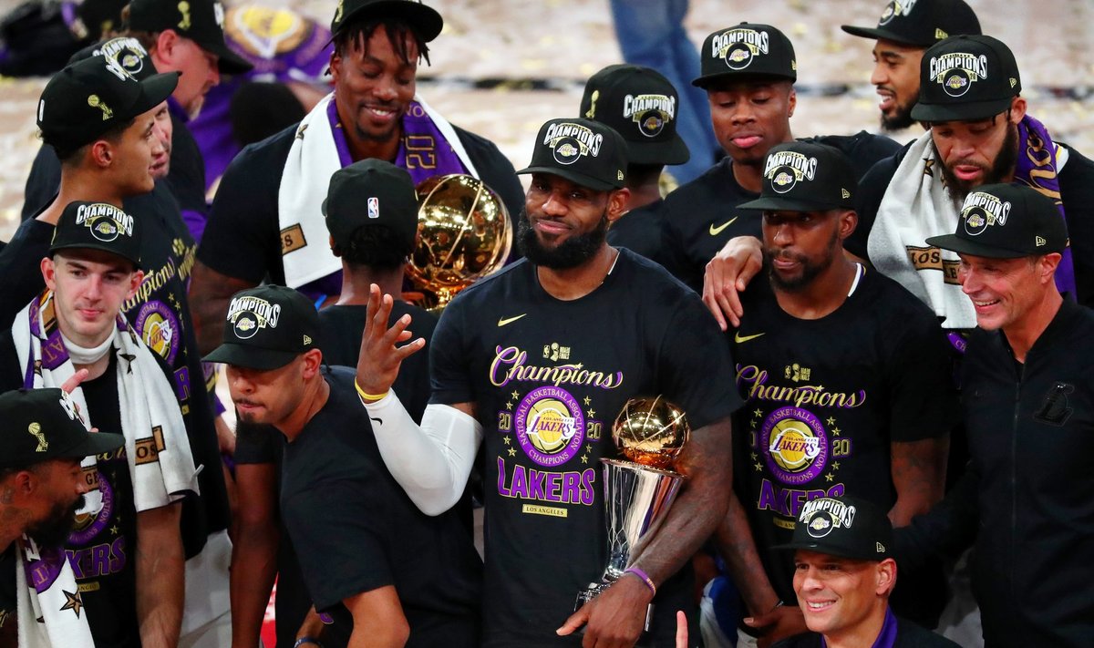 NBA čempionai Los Andželo Lakers