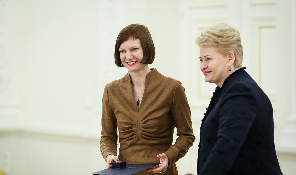 Monika Garbačiauskaitė-Budrienė ir Dalia Grybauskaitė