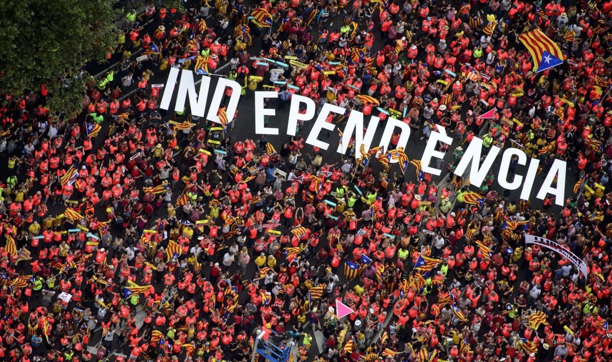 Nepriklausomybės šalininkai Katalonijoje blokavo kelius
