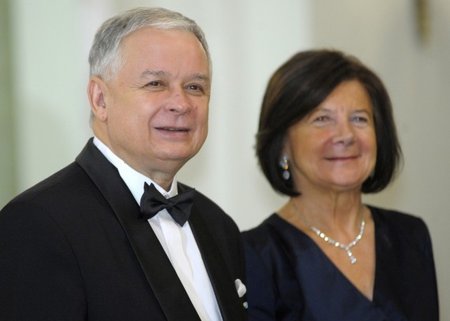 Lechas Kaczynskis ir Maria Kaczynska