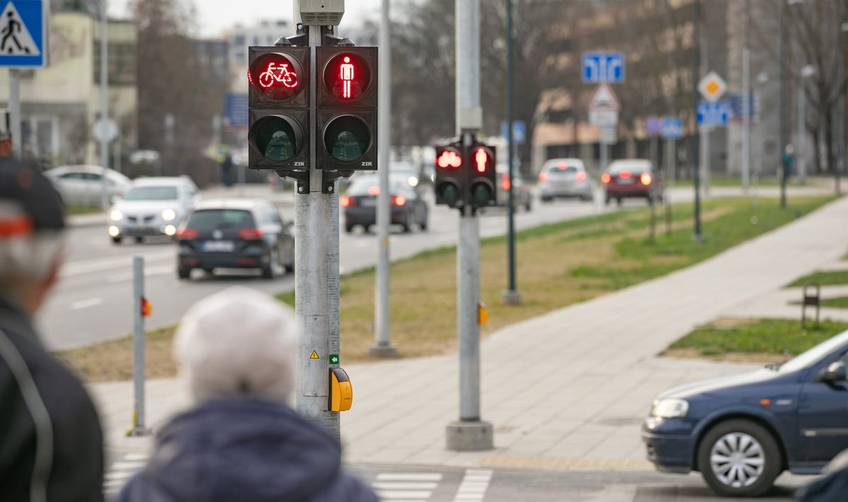 Vilniuje atnaujinta Rinktinės-Žalgirio-Tuskulėnų-Apkasų gatvių sankryža