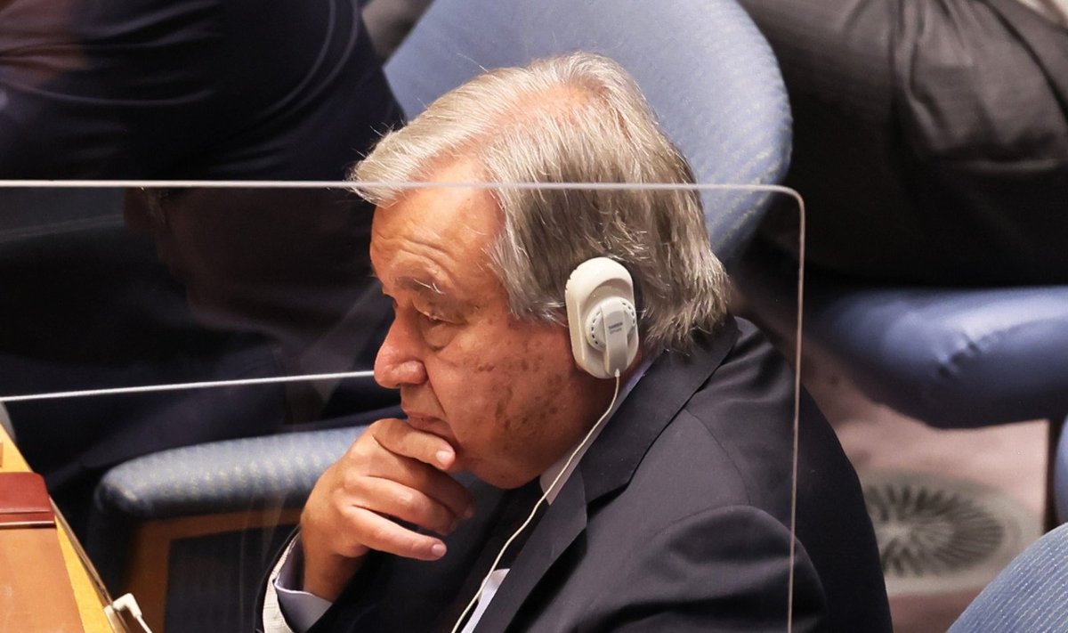 Jungtinių Tautų (JT) generalinis sekretorius Antonio Guterresas 