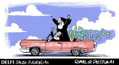Rimo Pociaus karikatūra