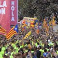 Katalonijoje surengtas didžiulis nepriklausomybės šalininkų mitingas
