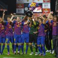 Ispanijos Karaliaus taurės finale „Barcelona“ klubas sutriuškino Bilbao „Athletic“ futbolininkus