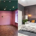 Įvertinkite dizainerės įrengtą butą prieš ir po remonto: komercines patalpas pavertė namais
