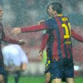 Prastomis oro sąlygomis žaidusi „Barcelona“ palaužė „Sevilla“ ekipą