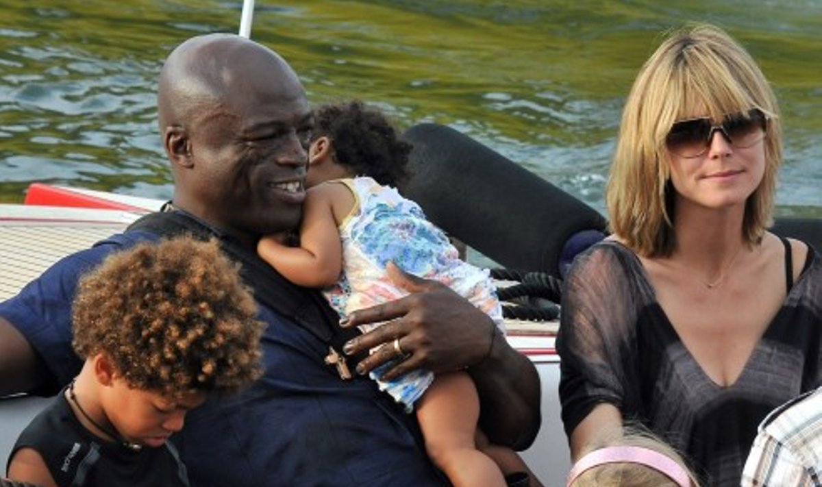 Seal ir Heidi Klum su vaikais