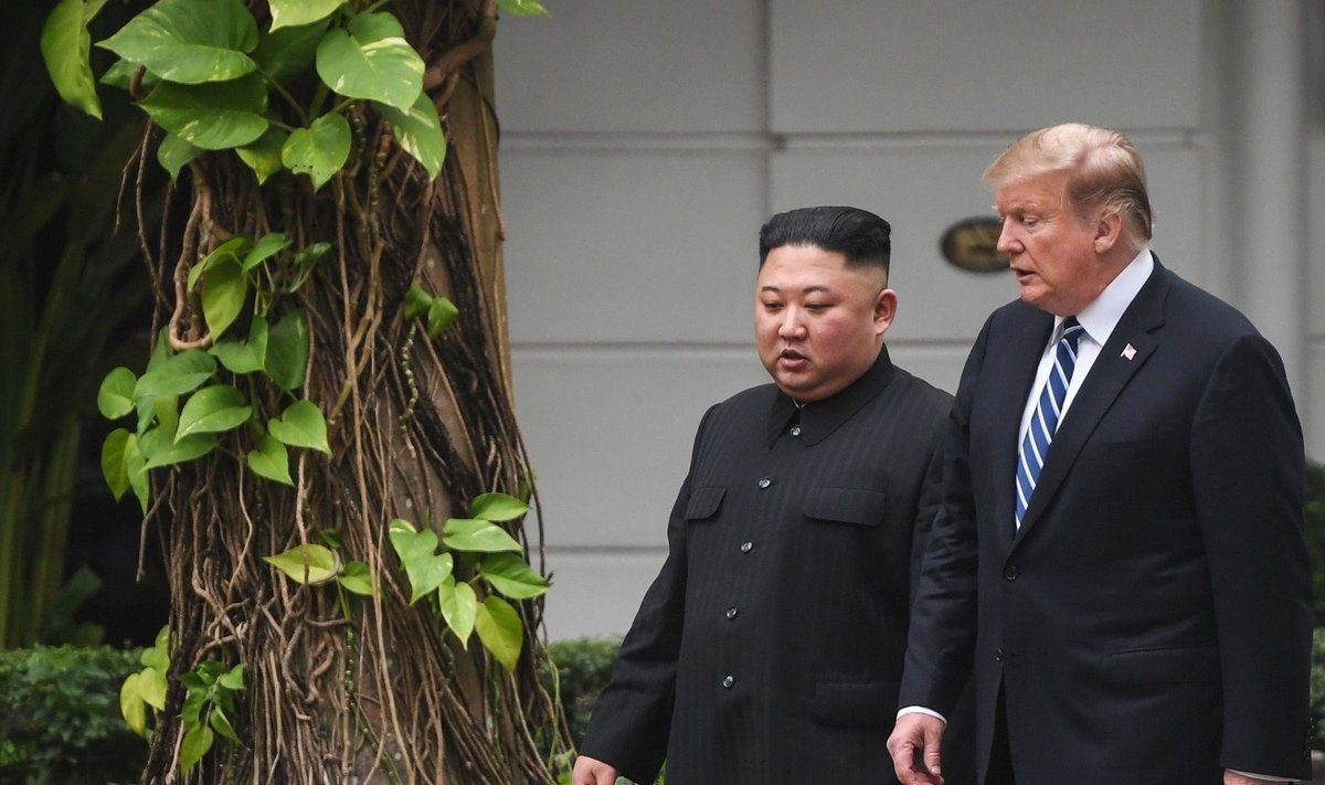 Kim Jong Uno ir Donaldo Trumpo susitikimas Hanojuje