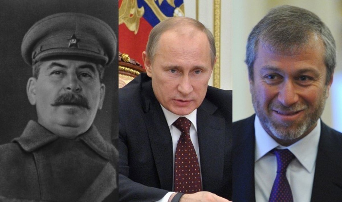 Josifas Stalinas, Vladimiras Putinas ir Romanas Abramovičius