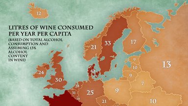 Konsumpcja wina w Europie