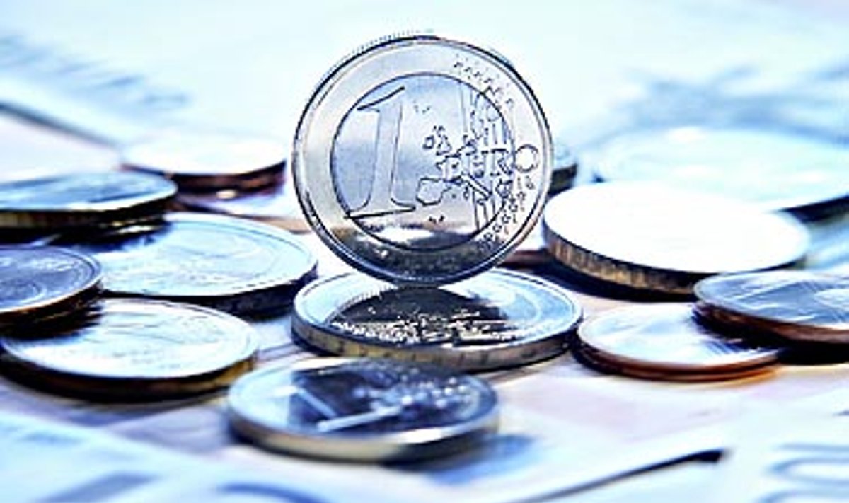 Eurai, pinigai, monetos, banknotai