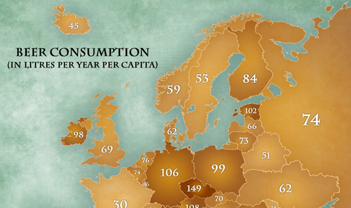 Konsumpcja piwa w Europie. Foto: jakubmarian.com