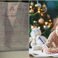 Iššifruoti dukters Kalėdų Seneliui rašytą laišką sugebėjo tik internautai: genialus patarimas sužavėjo visus tėvus
