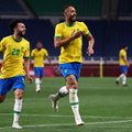 Brazilijos futbolininkams iki antrojo olimpinio aukso liko du žingsniai