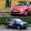 „Fiat 500“ ir „Fiat 500X“ testas: grožis išgelbės pasaulį, bet neapsaugos nuo robotų