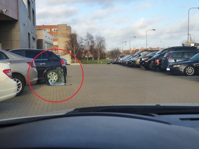 Audra pridarė nuostolių vairuotojams / "Facebook" grupė "Klaipėdos reidai II"