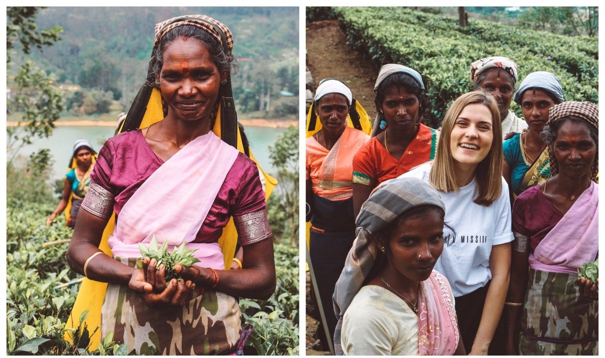 Kristina Pišniukaitė apsilankė arbatos mokykloje Šri Lankoje