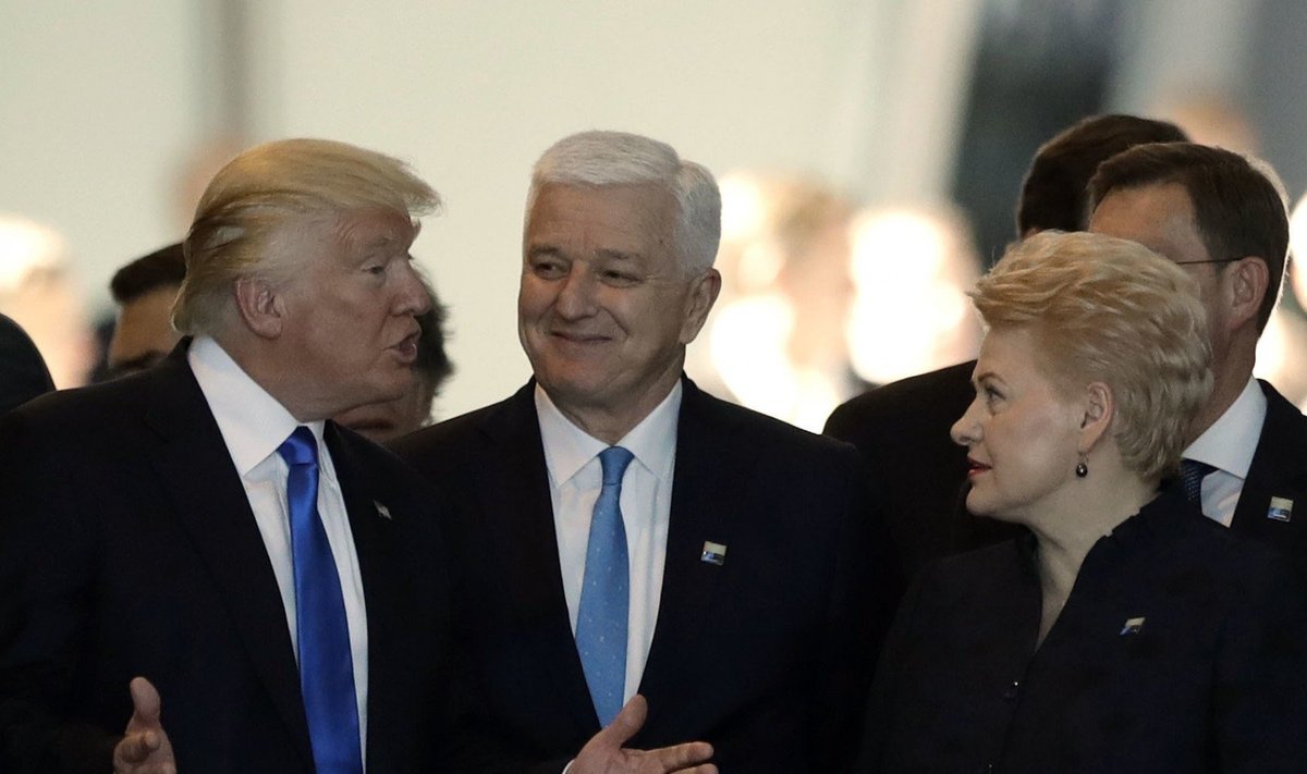 D. Trumpas ir D. Grybauskaitė
