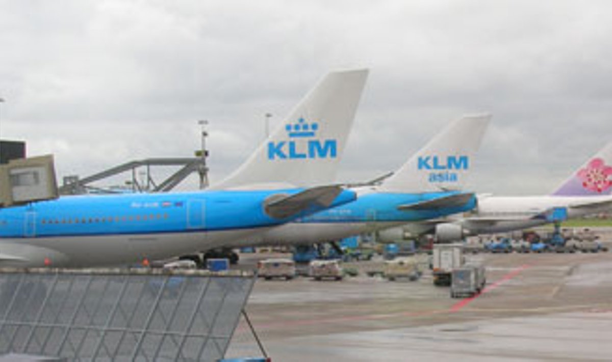 Lėktuvai, Nyderlandų avialinijos KLM, Amsterdamo oro uostas, Schiphol