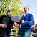 „Kito Kampo“ aktoriai vienoje iš Vilniaus aikščių surengė gerbėjų dieną