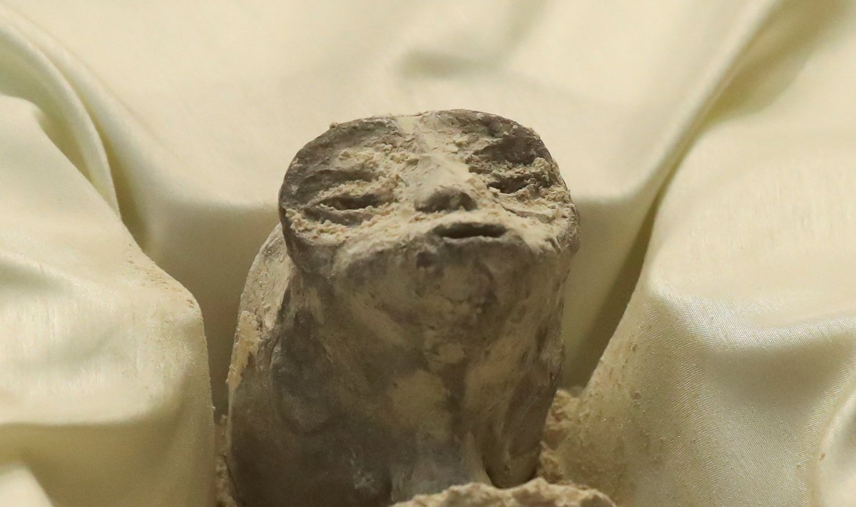 Meksikos tyrėjai teigia, kad šios mumijos yra nežemiškos kilmės būtybės.