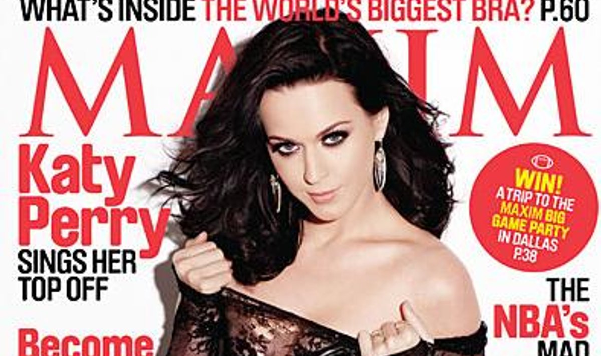 Katy Perry ant žurnalo "Maxim" viršelio
