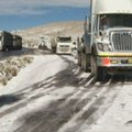 Peru iškritęs sniegas atkirto nuo išorinio pasaulio 12 000 šeimų