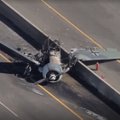 ФОТО, ВИДЕО: на шоссе в Калифорнии разбился одномоторный самолет с крестом люфтваффе