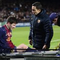 L.Messi patirta trauma - tik nedidelis sumušimas
