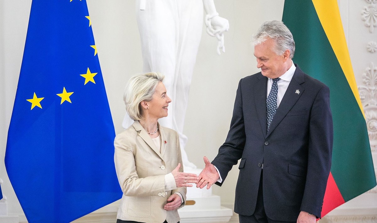 Prezidentas susitiko su EK Pirmininke Ursula von der Leyen 