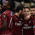 „AC Milan“ krachas tęsiasi: po keturių pralaimėjimų serijos – dramatiškai paleista pergalė