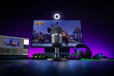RAZER Seiren Mini ypač kompaktiškas kondensatorinis mikrofonas