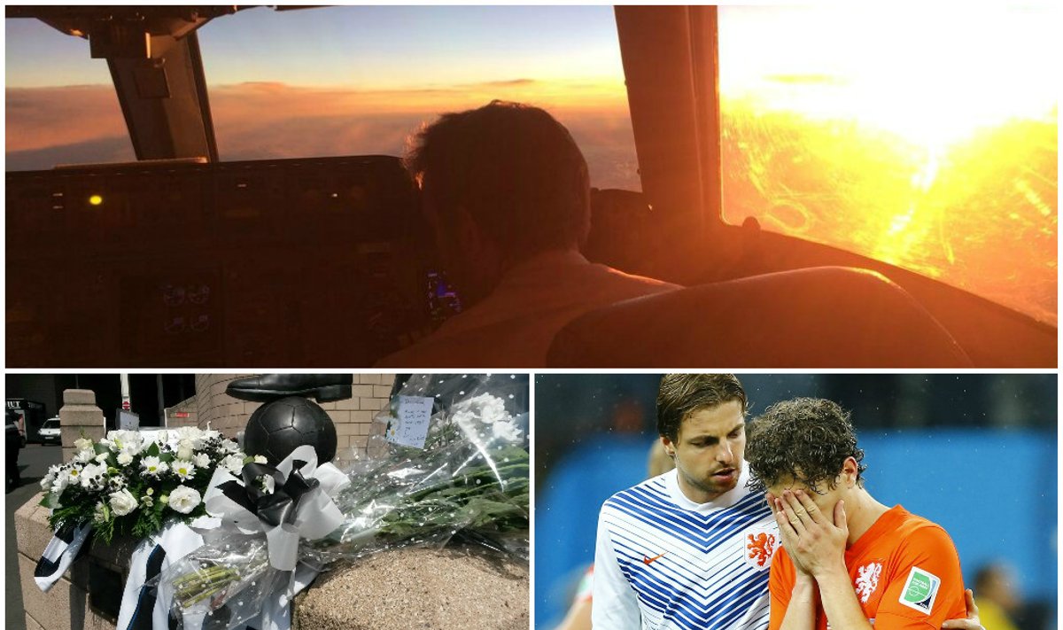 Olandijos rinktinė lieja ašaras – ir dėl savo tautiečių, ir dėl žuvusių futbolo fanų (Scanpix nuotr.)