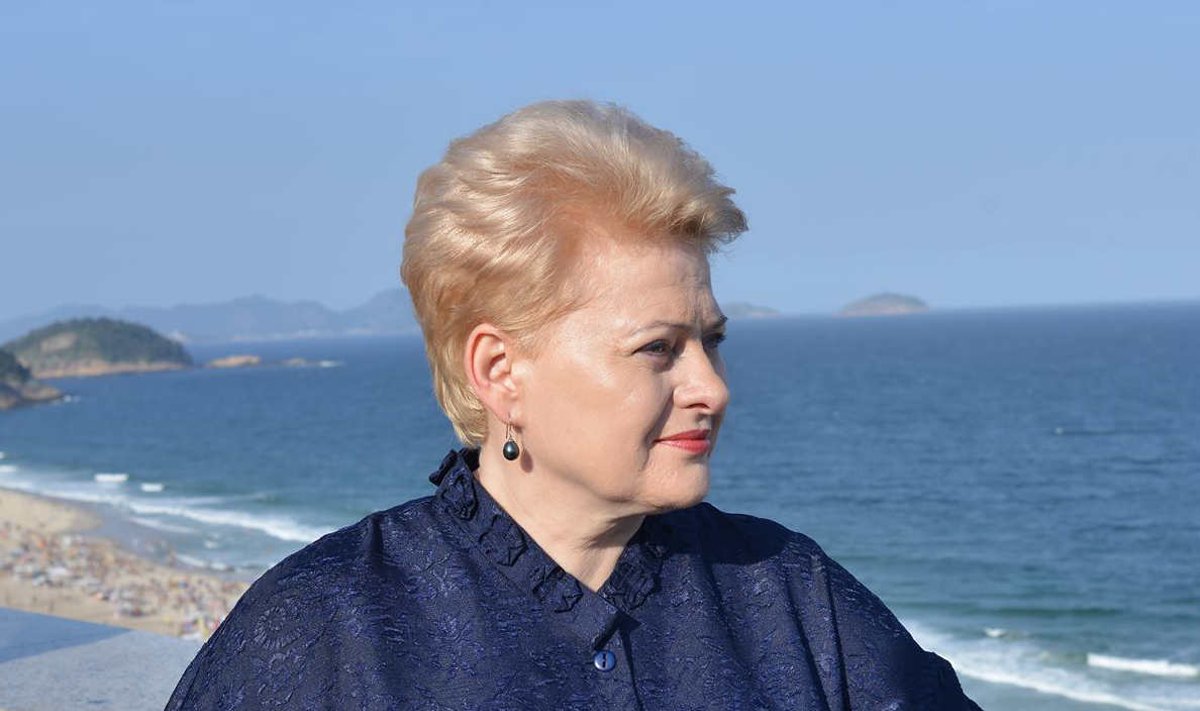 Dalia Grybauskaitė Rio de Žaneire (Prezidentės spaudos tarnybos nutor.)