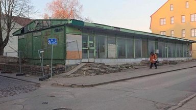 Apleisto pastato Klaipėdos Turgaus aikštėje neliks: iškils išskirtinis dviaukštis namas