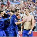 Kroatijos futbolininkai: mes įveikėme stipriausią Europos komandą