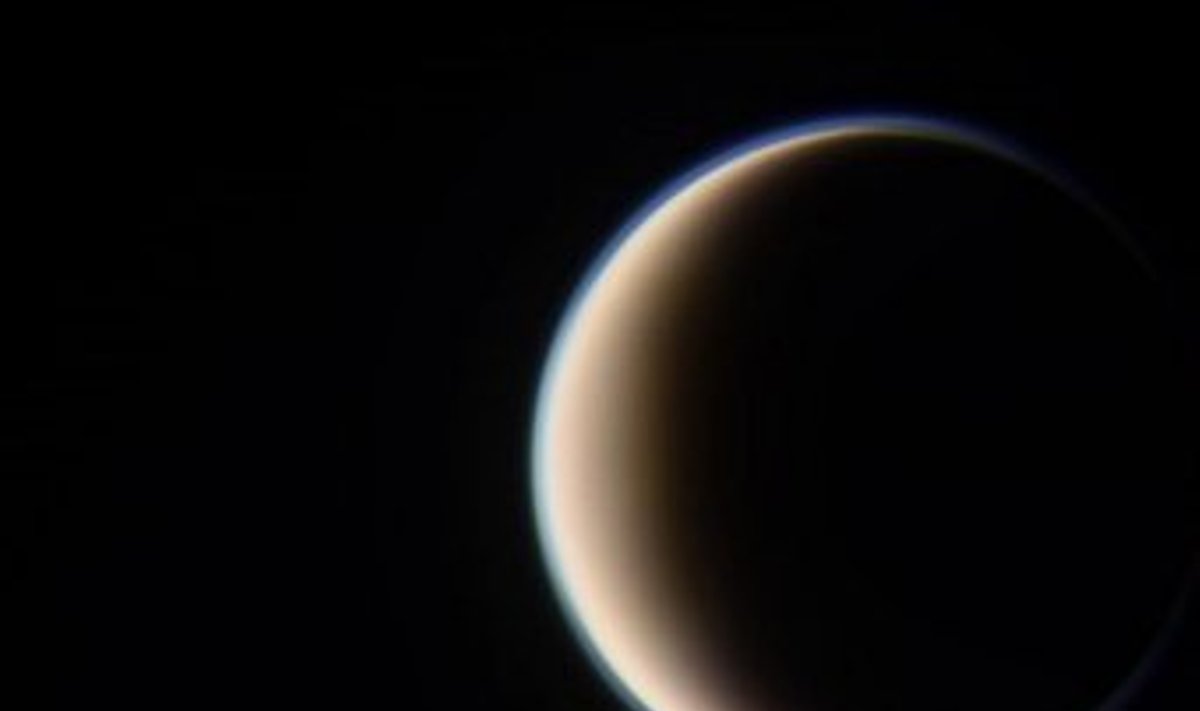 Титан. Фото NASA/Cassini