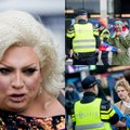 Ne visi į Roterdamo areną besirenkantys „Eurovizijos“ fanai nusiteikę draugiškai: pareigūnams teko dalinti įspėjimus ir net panaudoti antrankius