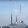 „Lifosos“ savininko, rusų milijardieriaus jachta gali niekada nepalikti Baltijos jūros