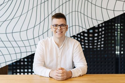 JAV programavimo paslaugų įmonės „Devbridge“ jaunesnysis programuotojas Aistis Butvilas