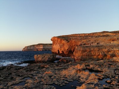 Nebeliko Azure Window Gozo saloje
