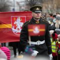 Vilniuje iškeltos Kristoforo vėliavos