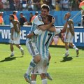 Argentina įveikė Šveicariją po pratęsimo ir prasibrovė į ketvirtfinalį