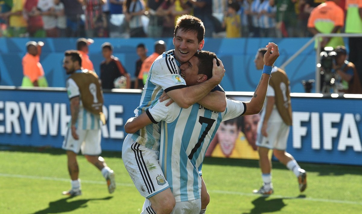 Angelis Di Maria ir Lionelis Messi